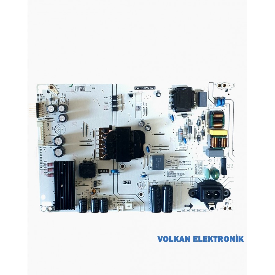 ARÇELİK , A55B820B , POWER BOARD , PW.130W2.622 , BESLEME KART