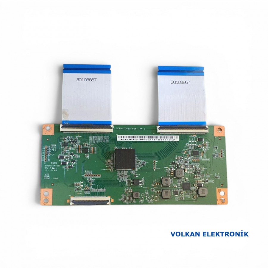 50U9500 T-CON BOARD , VESTEL VES500QNDP-2D-N43 , CCPD-TC495-008 V4. 0 50U9500 T-CON BOARD , VESTEL VES500QNDP-2D-N43 , CCPD-TC495-008 V4. 0