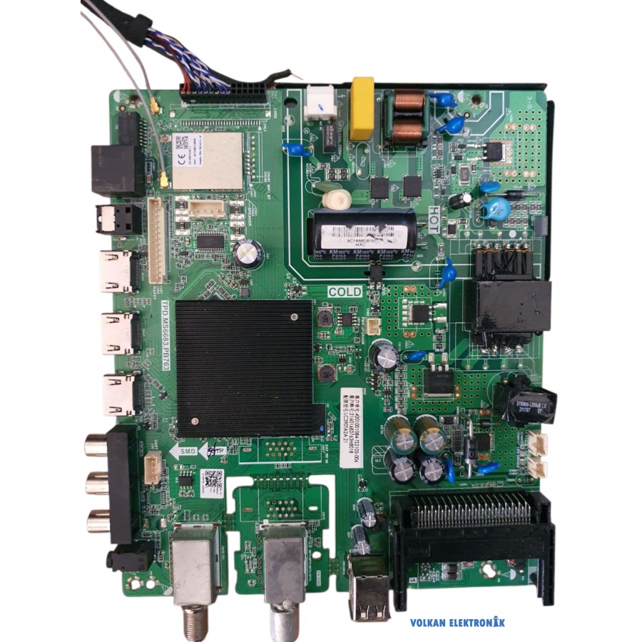 PROFİLO , 39PA225EG , ANAKART , TPD.MS6683.PB763 , LC390TA2A 21 , MAİNBOARD PROFİLO , 39PA225EG , ANAKART , TPD.MS6683.PB763 , LC390TA2A 21 , MAİNBOARD