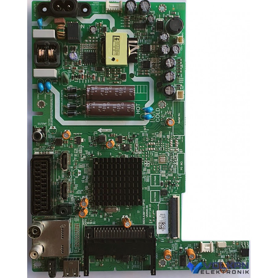 5851-A3M11G-0P10 VER00.06 KEY32L 4980 4M ANAKART MAIN BOARD 5851-A3M11G-0P10 VER00.06 KEY32L 4980 4M ANAKART MAIN BOARD