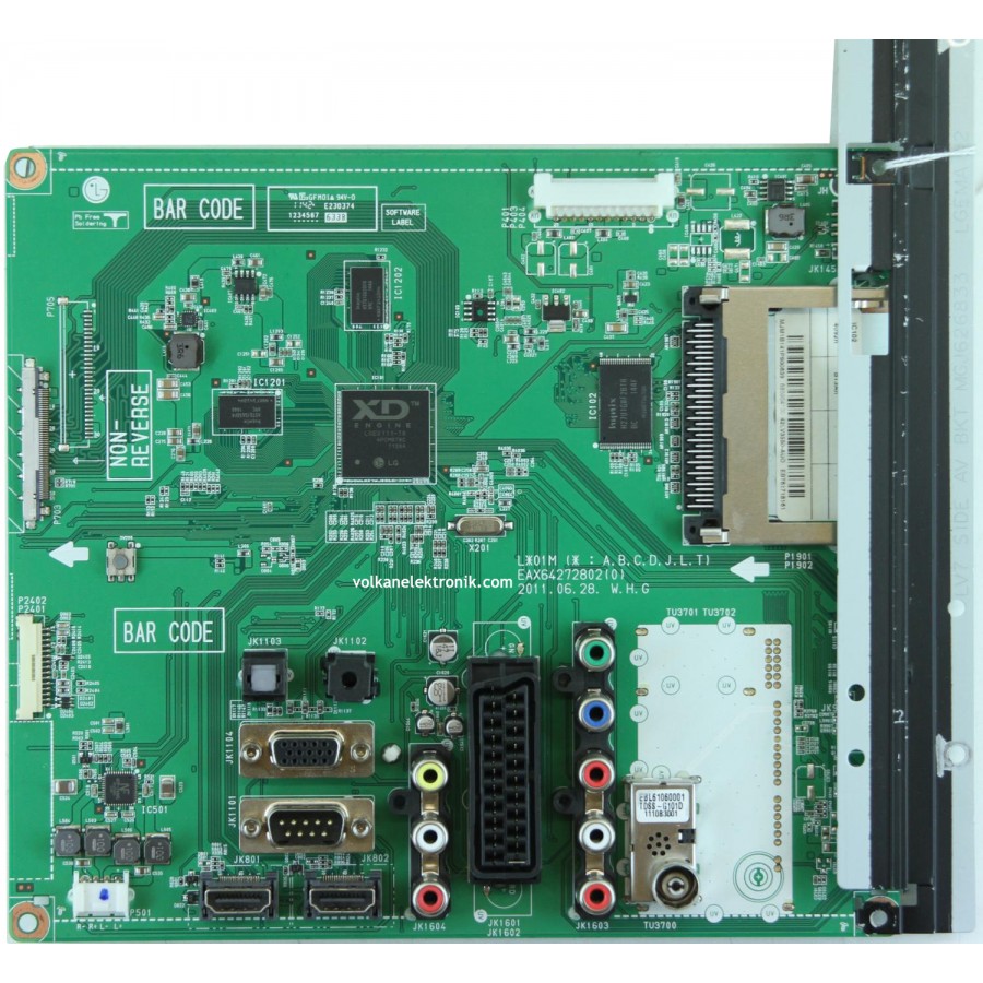 EBT61718161 ,EAX64272803(0) ,LG 42LV3550 ,AUO ,LG 42LV3550-ZH ,ANAKART ,MAIN BOARD EBT61718161 ,EAX64272803(0) ,LG 42LV3550 ,AUO ,LG 42LV3550-ZH ,ANAKART ,MAIN BOARD