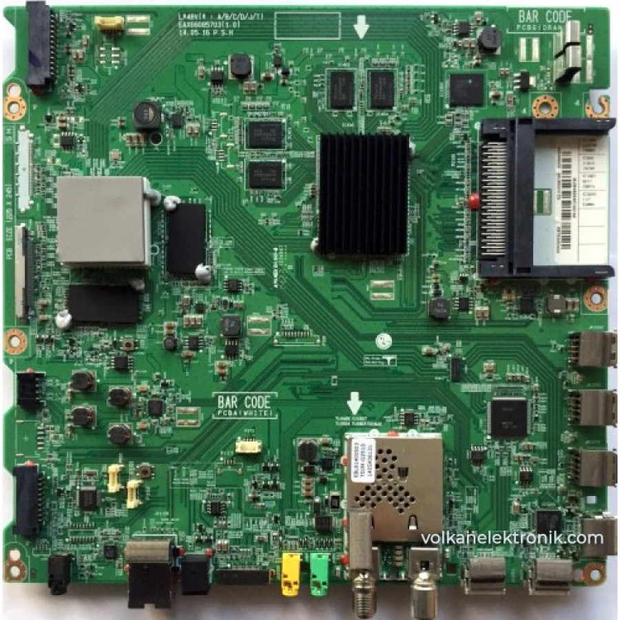 LG 49UB830V EAX66085703(1.0) EBT62954327 ANAKART MAİN BOARD LG 49UB830V EAX66085703(1.0) EBT62954327 ANAKART MAİN BOARD