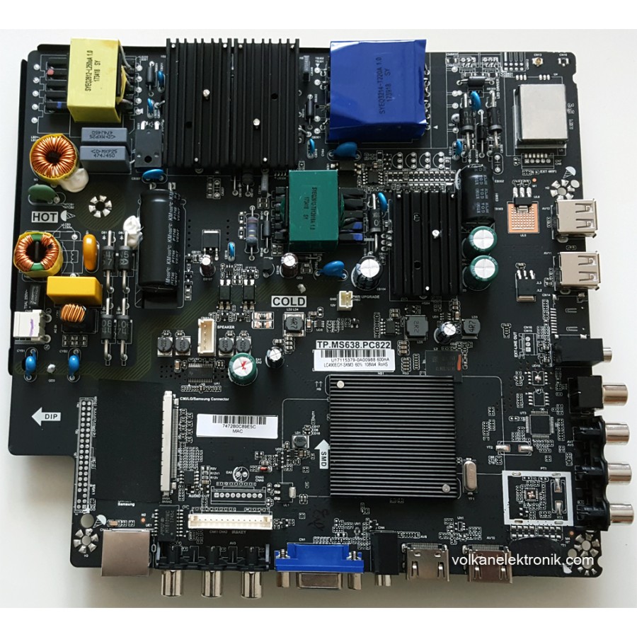 TP.MS638.PC822 ,LDS-4966UHD ,LC490EGY SKM3 ,NAVITECH LDS-4966UHD ,ANAKART ,MAINBOARD ,MAIN BOARD