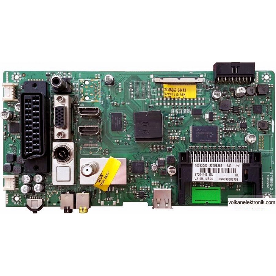 23105366 23105367 17MB95-2.1 PHILIPS 39PFL3008K ANAKART MAIN BOARD 23105366 23105367 17MB95-2.1 PHILIPS 39PFL3008K ANAKART MAIN BOARD