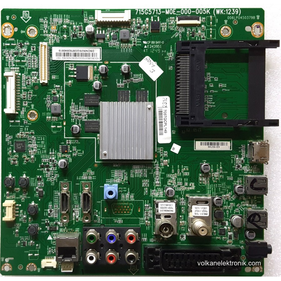 715G5713-M0E-000-005K PHILIPS 42PFL5028K/12 XDCB02B03700Q 705TQCPL149 ANAKART MAIN BOARD