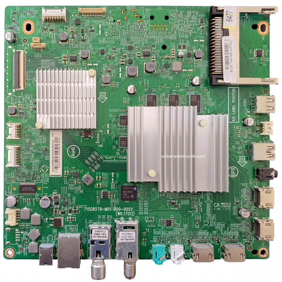 PHİLİPS 49PUS6412/12 715G8579-M01-B00-005Y -X- XHCB02B03402SX ANAKART MAİNBOARD