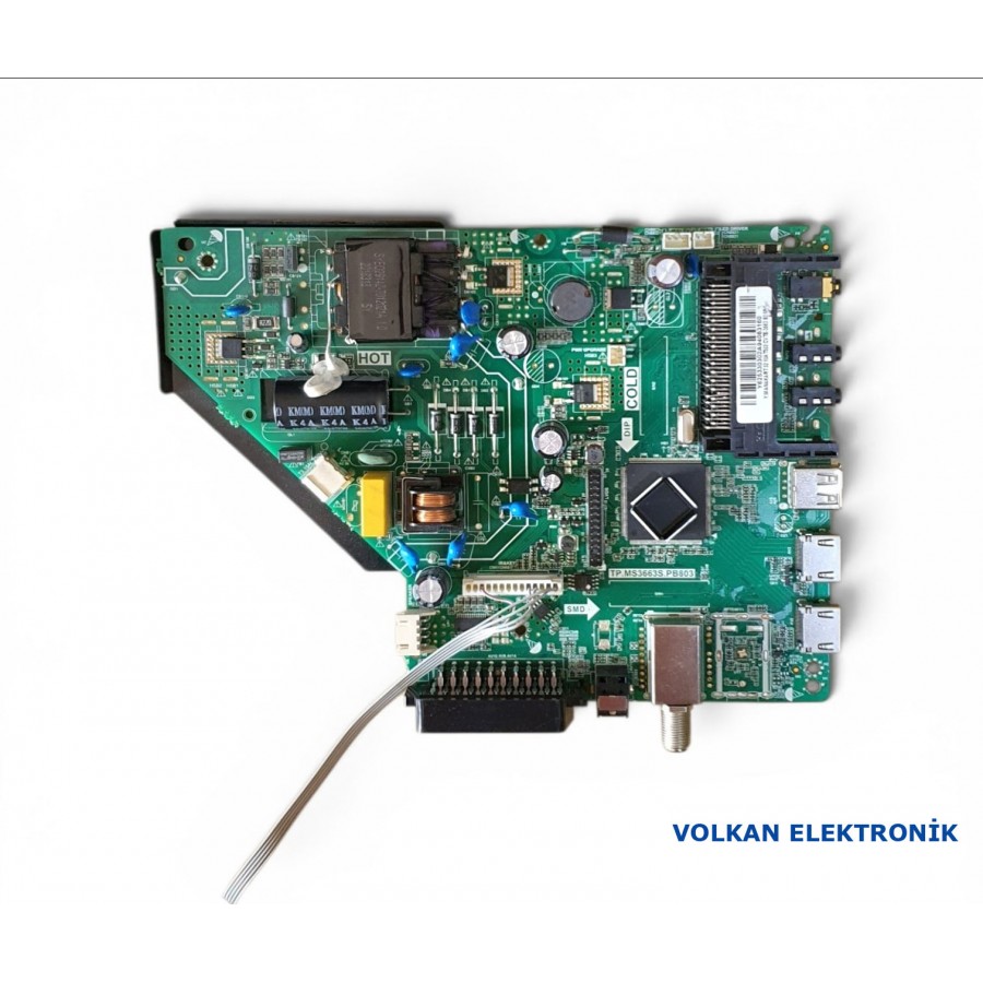 AXEN AX32DAB04/0202  ANAKART , 10AT502 , TP.MS3663S.PB803 , MAİN BOARD , CVTE-3663