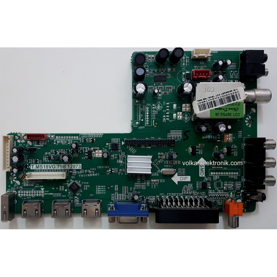 T.MS18VG.75B 12073 LTA320HN02 18VG.75B MNL SUNNY AXEN ANAKART MAIN BOARD