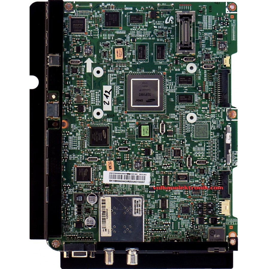 BN94-04420M , BN41-01622C ,SAMSUNG UE55D7000 ,MAINBOARD ,ANAKART