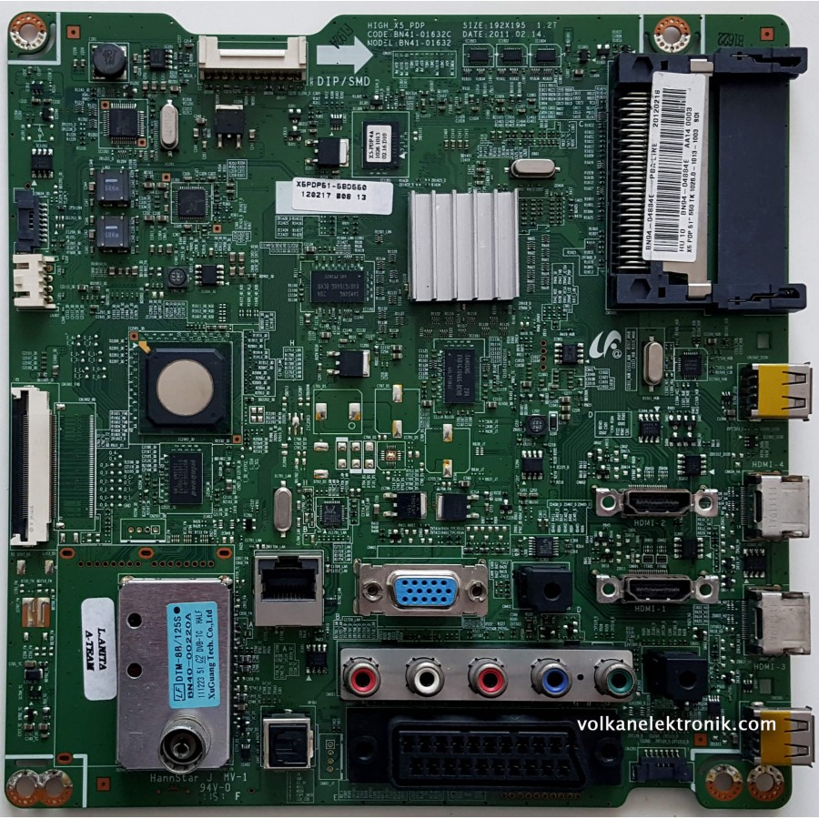 BN94-04884E-BN41-01632C-SAMSUNG-PS51D550-ANAKART-MAIN-BOARD BN94-04884E-BN41-01632C-SAMSUNG-PS51D550-ANAKART-MAIN-BOARD