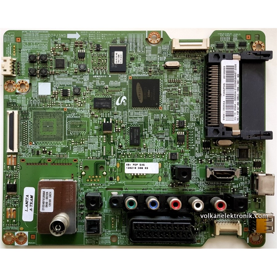 bn94-05555abn41-01785asamsung-ps43e450a1w-main-board-anakart bn94-05555abn41-01785asamsung-ps43e450a1w-main-board-anakart