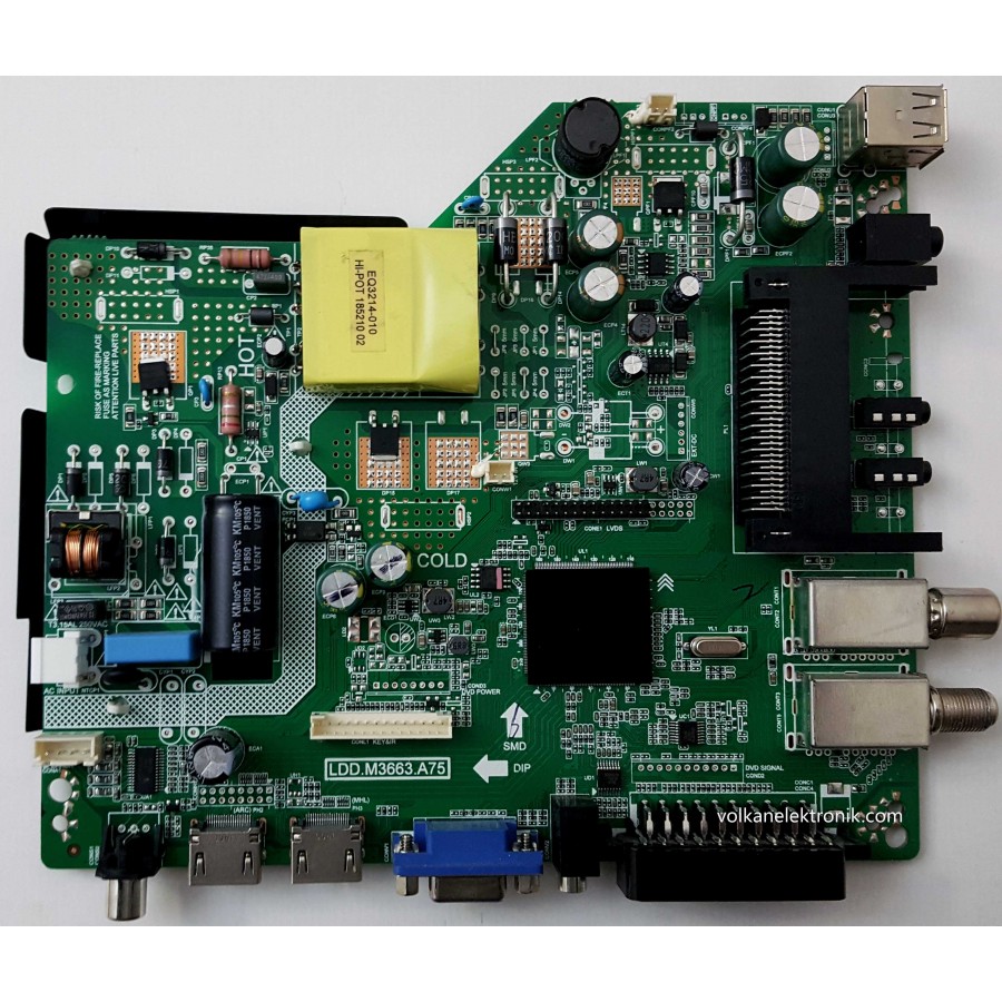 LDD.M3663.A75 ,TELENOVA ,V400HJ6-P1 ,ANAKART ,MAINBOARD