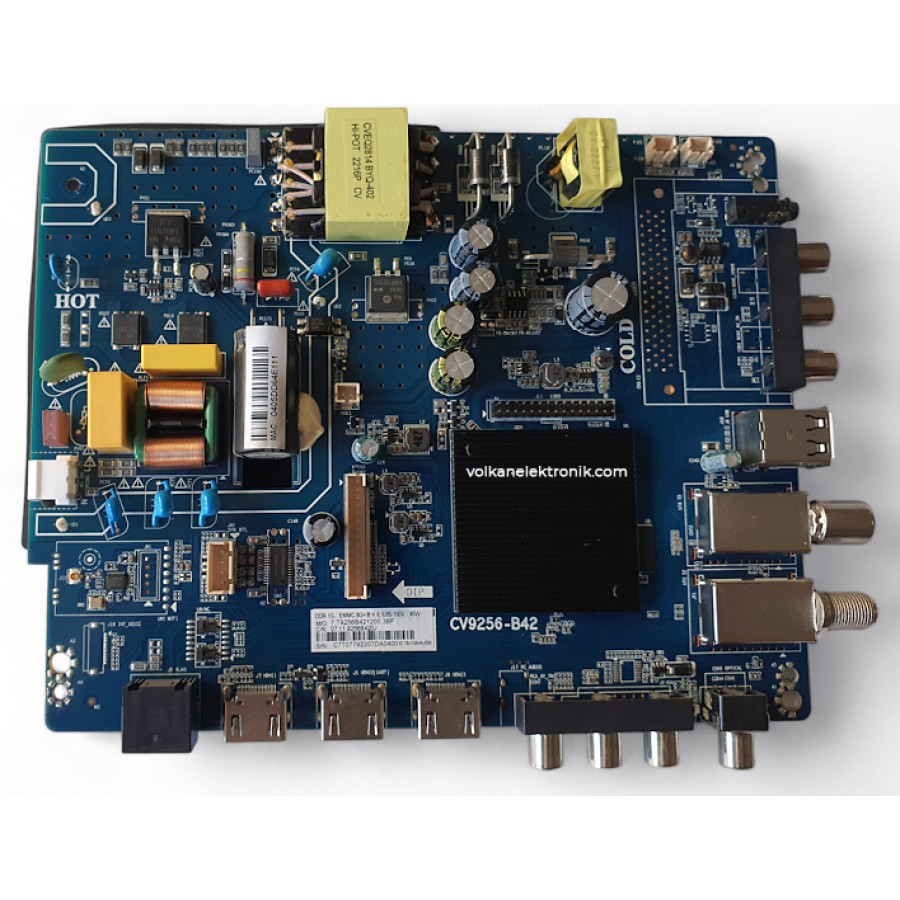 TELENOVA 43S1101 CV9256-B42 ANAKART MAİN BOARD