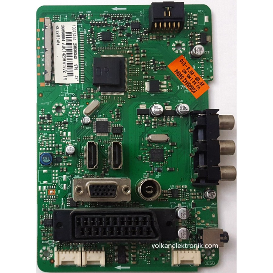 17MB48-1.1, 23038343, T420HW09V2, T420HW09 V250, REGAL RTV 42917 42"FHD LCD TV, MAIN BOARD , ANAKART