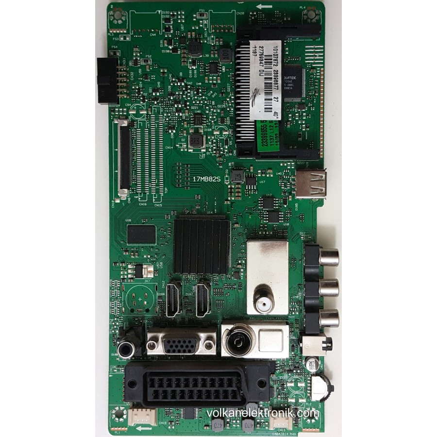 17MB82S , 10107872 , 23396877 , VESTEL , VES395UNDC-2D-N12 , 40FB5050 , Anakart ,Main Board