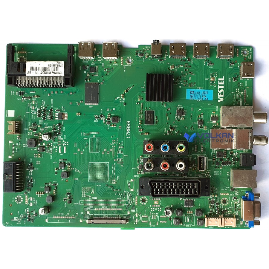 17MB98, 23311817, 10100774, VES550UNEL-2D-S01, VESTEL 55FA7500,ANAKART ,MAİN BOARD
