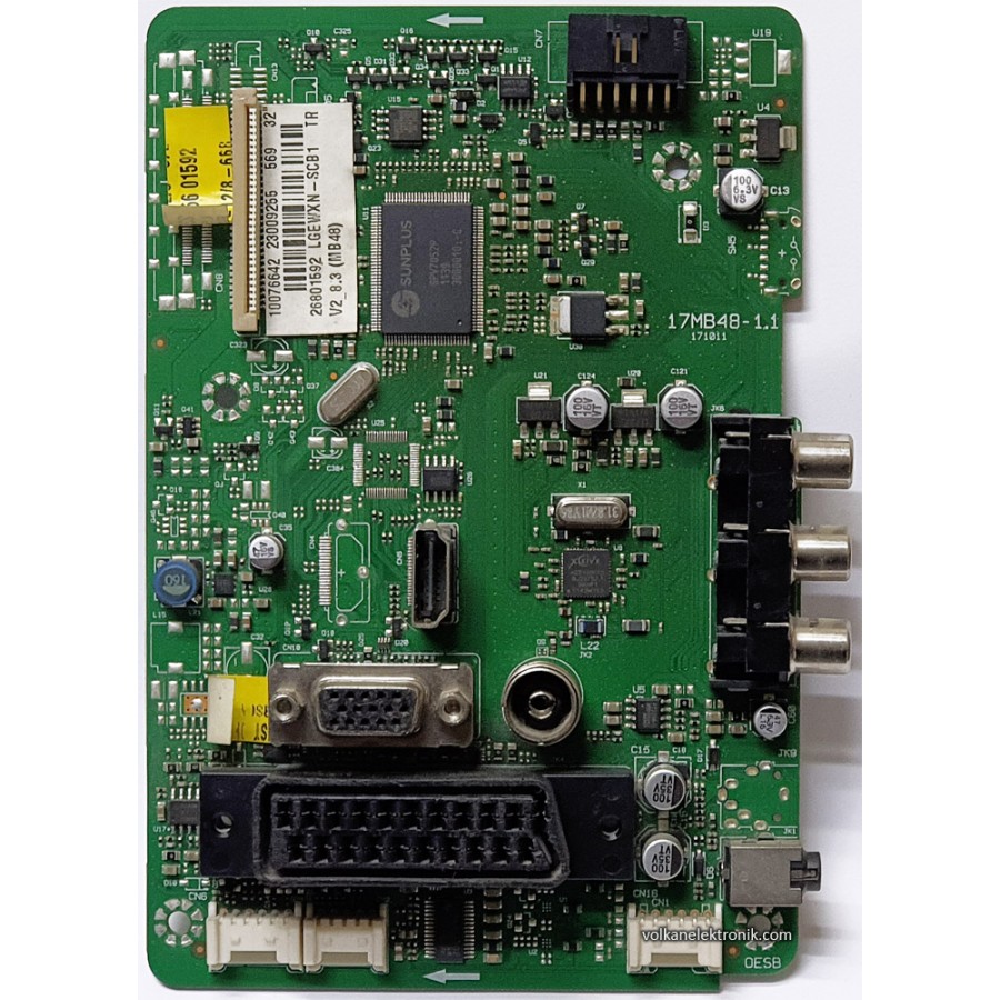 23009255 ,17MB48-1.1 ,10076642 ,LGEWXN-SCB1 ,MAIN BOARD ,ANAKART