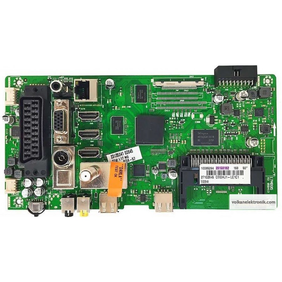 23158182, 23135341, 17MB95, V500HJ1-LE1, VESTEL SMART 50PF7070 50'' LED TV ANAKART ,MAIN BOARD