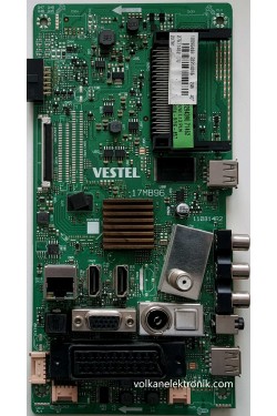 23294395, 17MB96, 110814R2, VESTEL, 40FA7100 FULL HD SMART DVB-T LED TV ,Anakart , Main Board