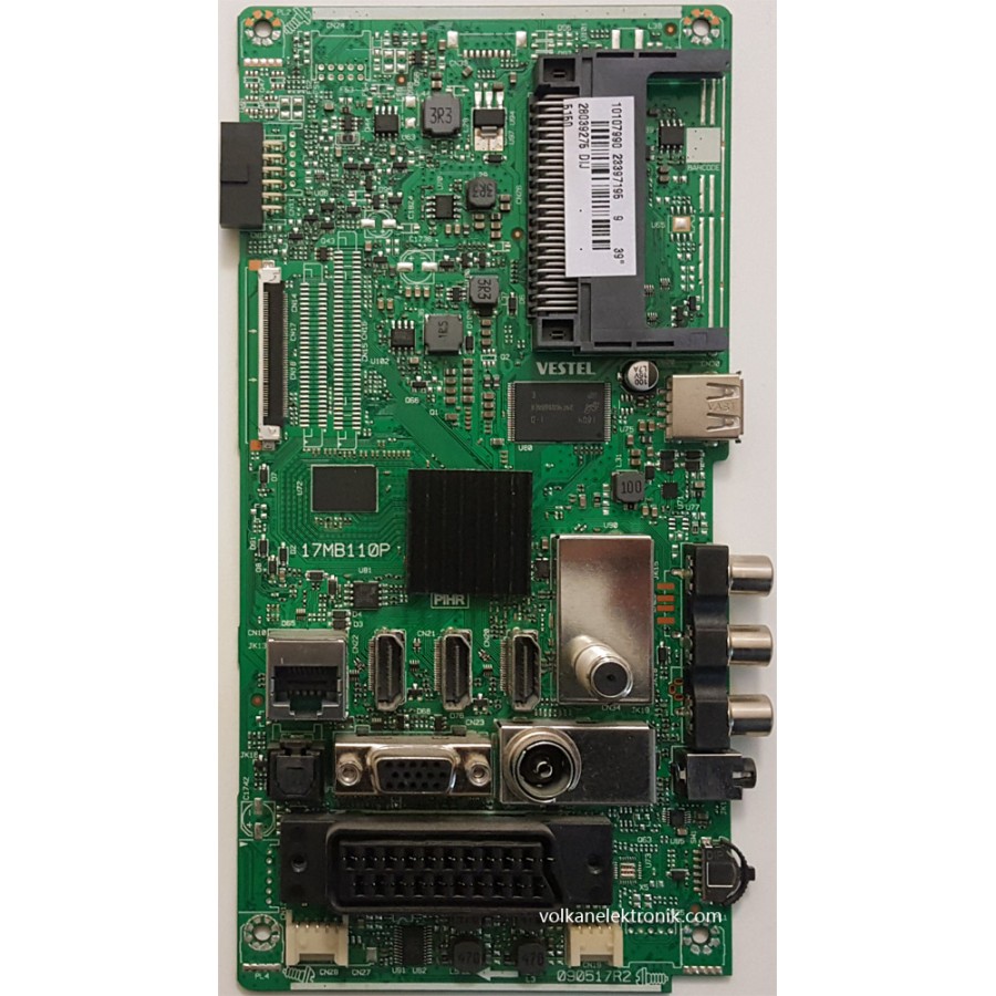 23397195 , 17MB110P , VES390UNDA-2D-N11 , VESTEL , 39FB7100 , Anakart , Main Board