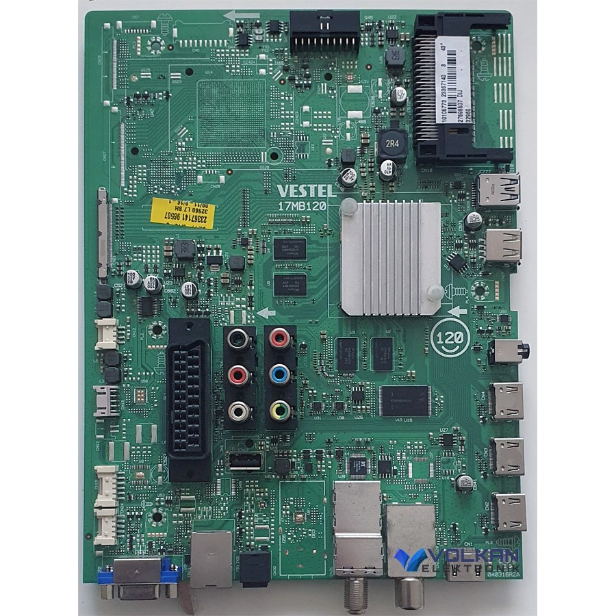 ANAKART ,23367140 ,17MB120 ,23367141 ,VESTEL 43UA8900 MAIN BOARD ANAKART ,23367140 ,17MB120 ,23367141 ,VESTEL 43UA8900 MAIN BOARD