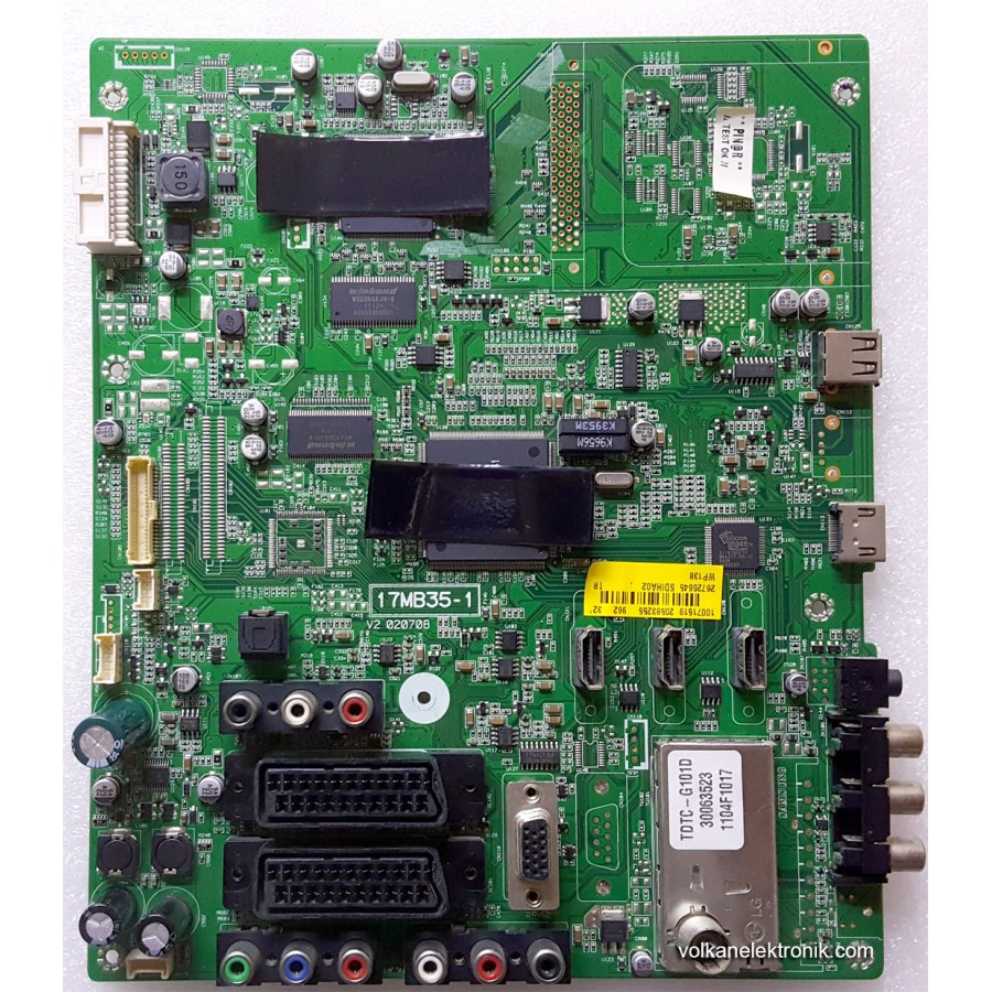 VESTEL 32PF6905 20583255 17MB35-1 10071519 SDIHA02 ANAKART MAIN BOARD
