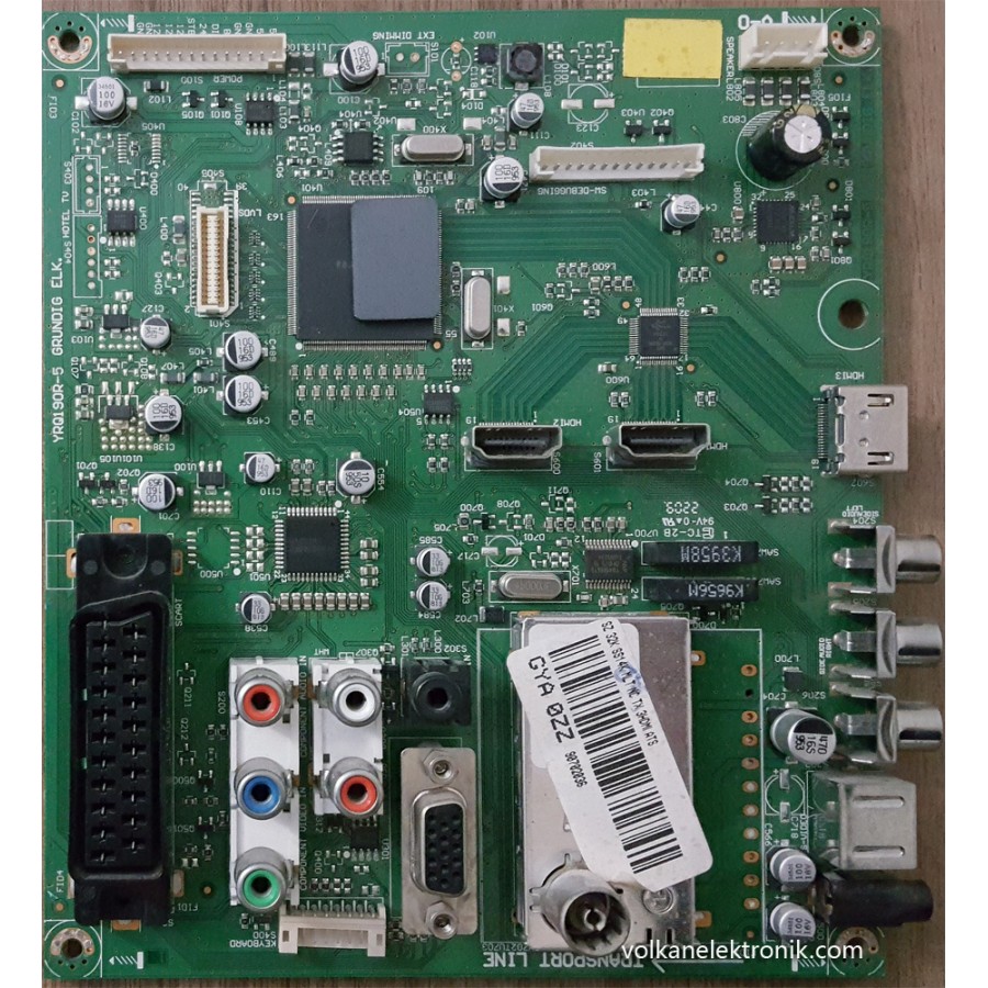 YRQ190R-5 , GYA 0ZZ , GYA0ZZ ,TV82-503B , ANAKART , MAIN BOARD