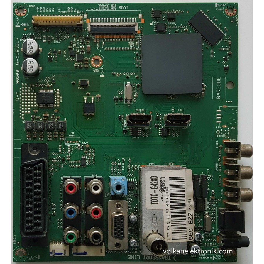 YTD190R-5 , BED EZZ , TD 37F LP28 MLT , ARÇELİK TV 94-203 FHD , Anakart , Main Board