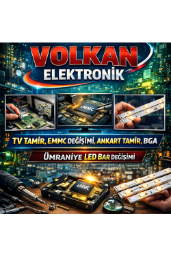 ÜMRANİYE . LED DEĞİŞİMİ . SAMSUNG . LG . VESTEL . 1 YIL GARANTİLİ . EMMC DEĞİŞİM . BGA SORUNLARI . ÇÖZÜM MERKEZİ