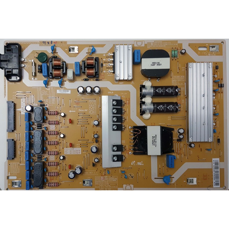 BN44-00911A L55E8NR_MSM PSLF191E09A REV1.1 SAMSUNG UE55MU9000TXTK UE55MU9000 55MU9000 POWER BOARD PSU