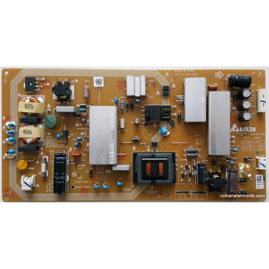 APDP-108A1 A ,ZMH910R ,ARÇELİK ,A49L8532 4B ,APDP-108A1 ,2955026502 ,POWER BOARD ,PSU ,POWERBOARD