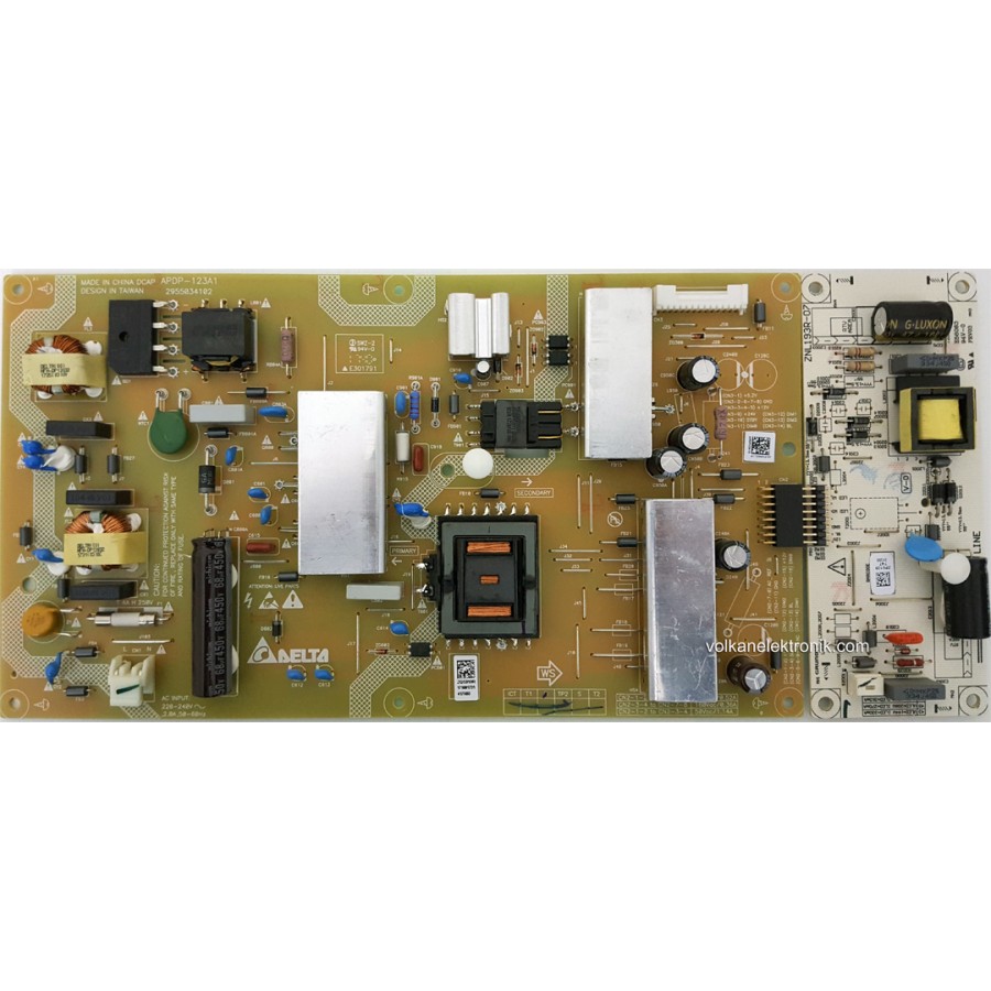 APDP-123A1 , ZQS910R , ZNL193R-07 , ZPU120 ,2955034102 , ARÇELİK , A43L5740 4B ,Power Board , Besleme Kartı , Psu