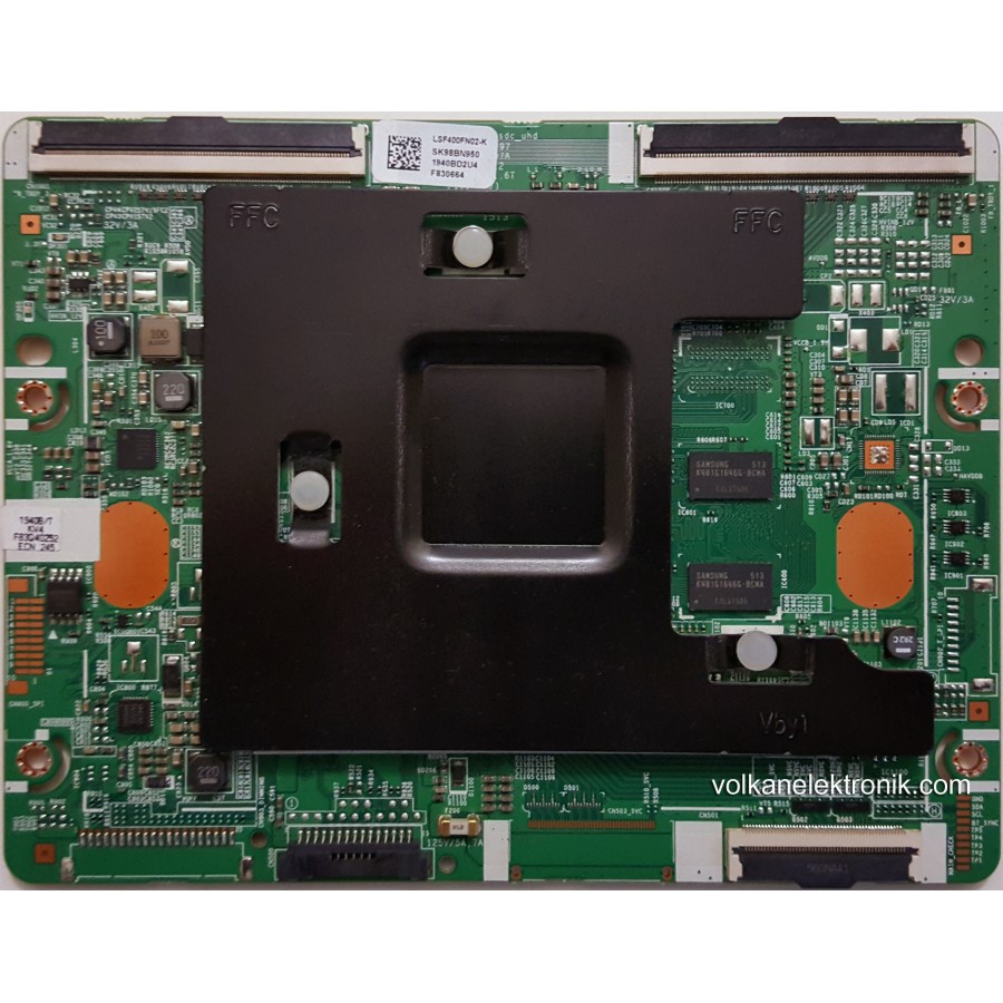 BN95-01940B ,LSF400FN02-K ,BN41-02297A ,T-Con Board ,Adres Kartı