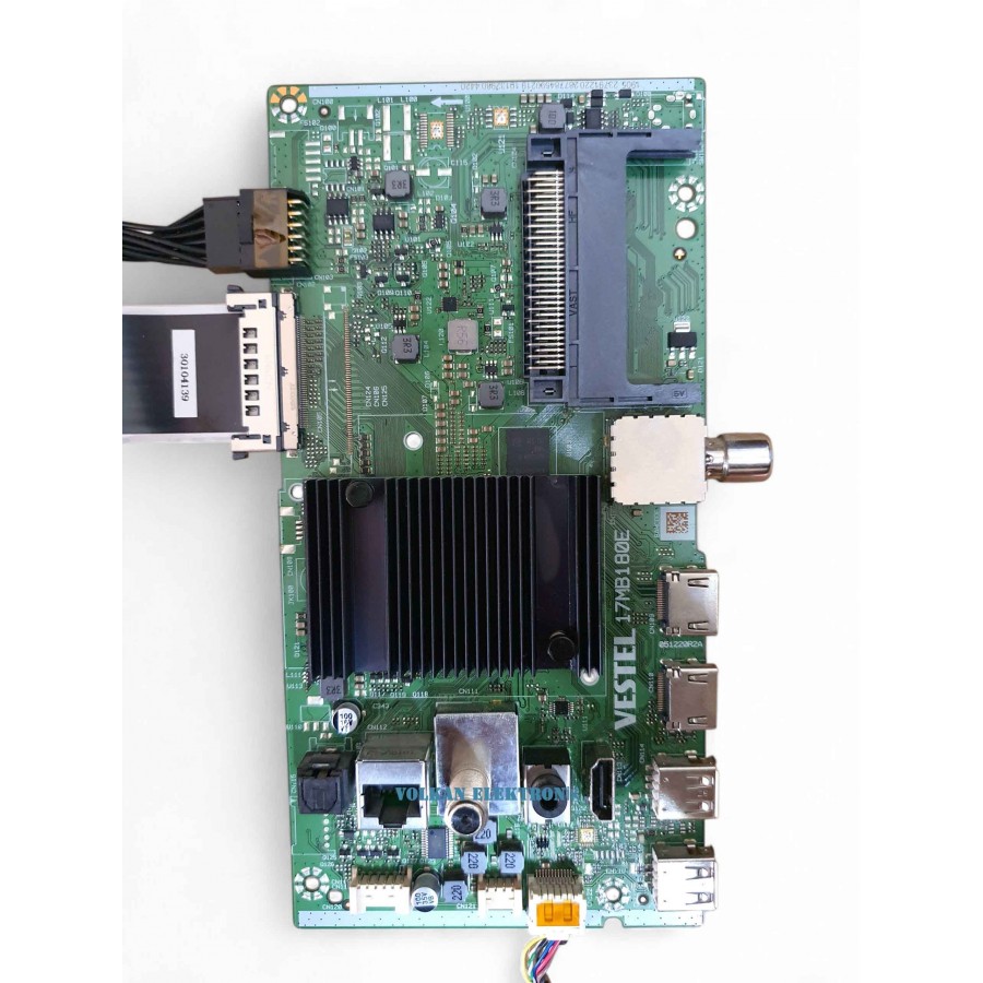 VESTEL , 50U9600 , ANA KART , 17MB180E , MAİN BOARD , 051220R2A  ,  23791220 , 10132980