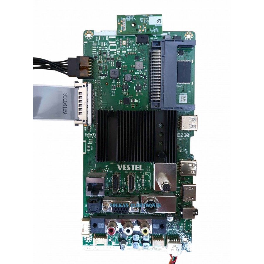 TOSHİBA , VESTEL , 50UL2063DT MAİN BOARD , 17MB230 , ANA KART , 260319R2 , WİFİ MOD , LVDS , SET