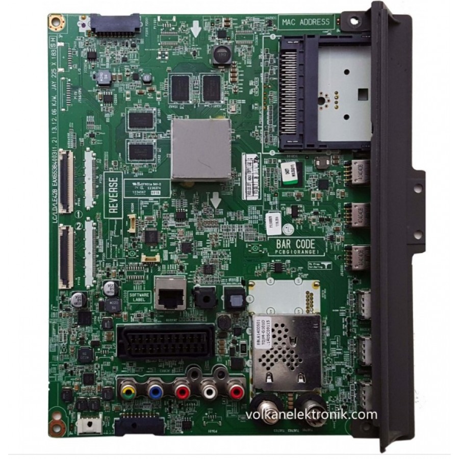 LG 32LB652V-ZA EBT62800435 EAX65384004 (1.5) MAİN BOARD ANA KART TAMİR LG 32LB652V-ZA EBT62800435 EAX65384004 (1.5) MAİN BOARD ANA KART TAMİR