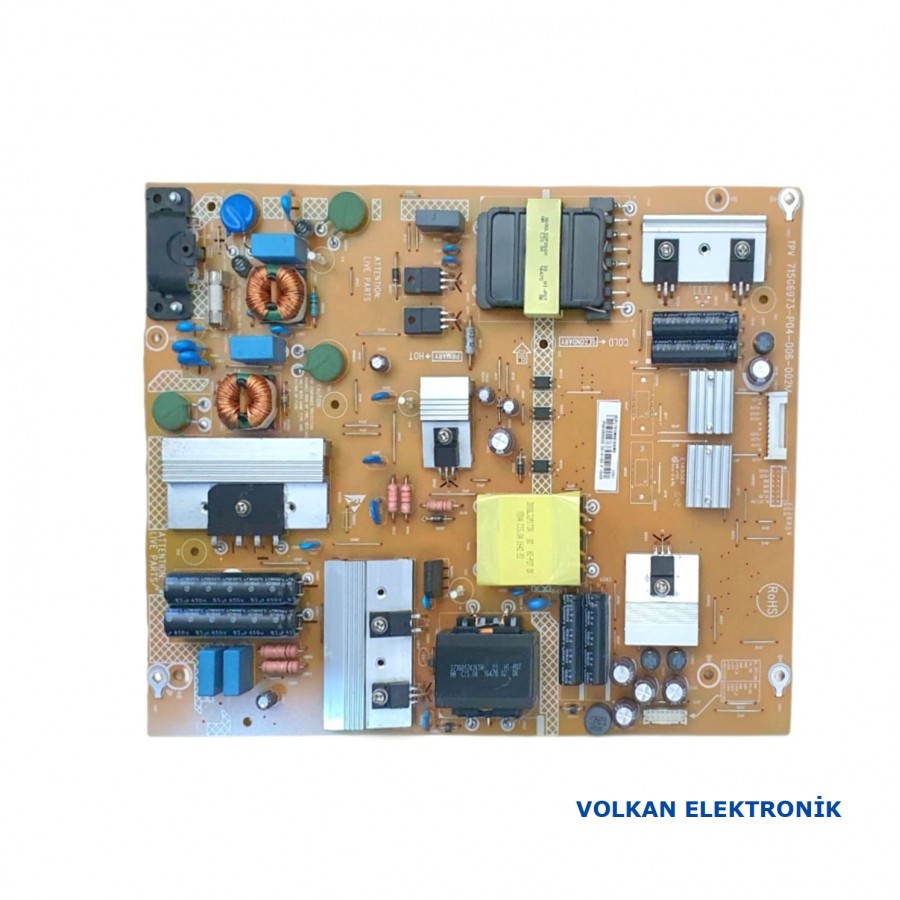 55PUS6101/12 POWER BOARD PHİLİPS , 715G6973-P04-006-002M BESLEME