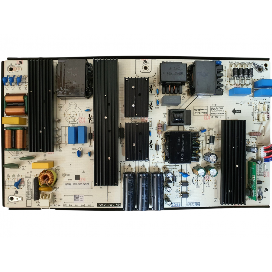 ONVO OV65351 POWER BOARD PW.230W2.751 BESLEME KART